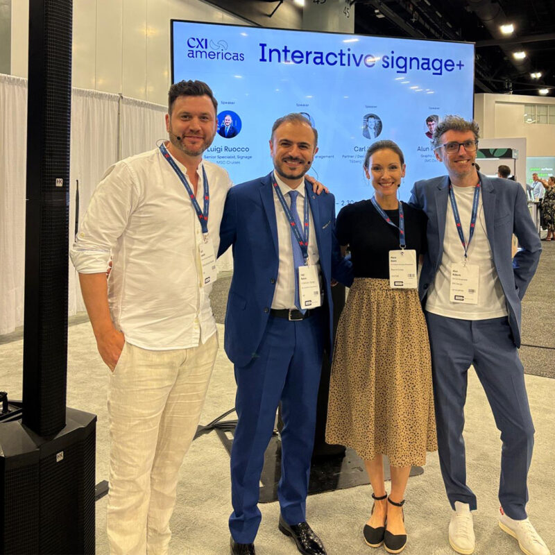 Interactive Signage Conference Session at CSI Expo Miami led by SMC Design Senior Associate, Alun Roberts (right).